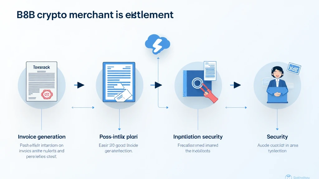 HIBT B2B crypto merchant settlement invoice generation