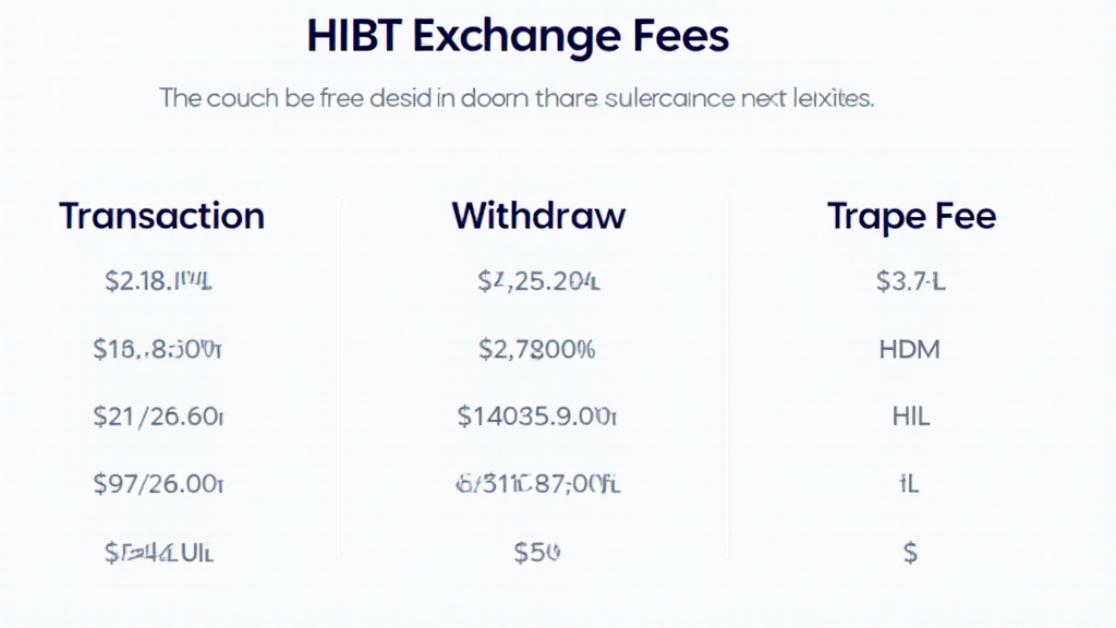 HiBT exchange fees breakdown